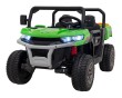 Auto Pick-Up Speed 900 dla dzieci Zielony + Napęd 4x4 + Ruchomy kiper + Bagażnik + Pilot + Łopatka + Audio LED-3 7228 