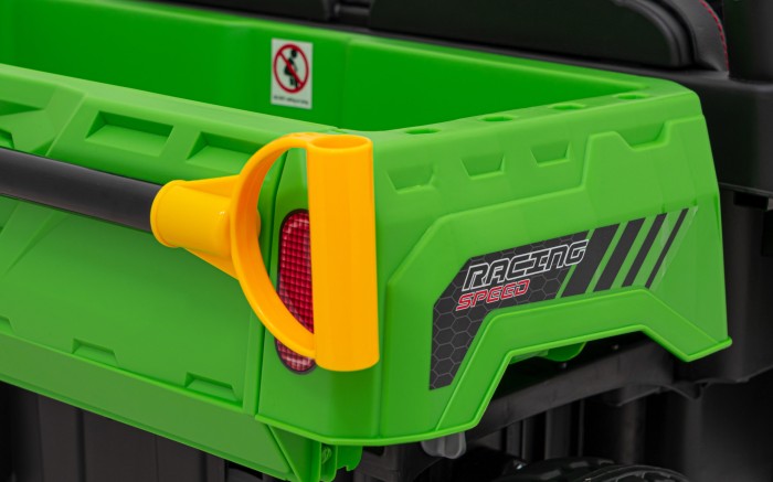 Auto Pick-Up Speed 900 dla dzieci Zielony + Napęd 4x4 + Ruchomy kiper + Bagażnik + Pilot + Łopatka + Audio LED-8 7228 