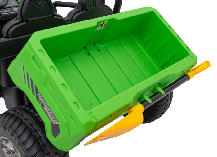 Auto Pick-Up Speed 900 dla dzieci Zielony + Napęd 4x4 + Ruchomy kiper + Bagażnik + Pilot + Łopatka + Audio LED-14 7228 
