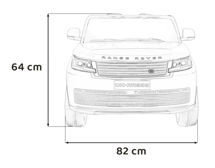 Pojazd Range Rover SUV Lift Biały-20 7232 