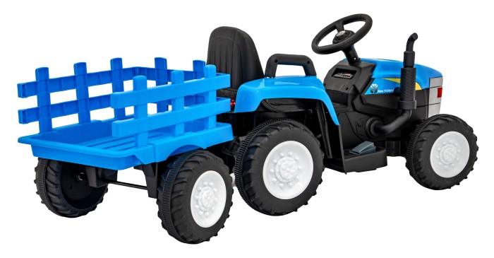 Traktor Z Przyczepą New Holland T7 Niebieski-5 7233 