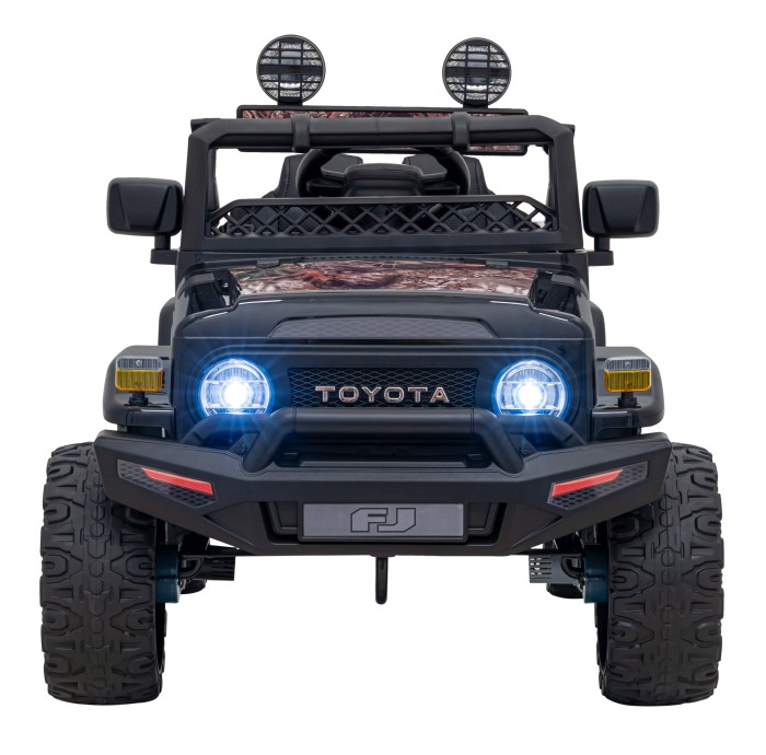 Toyota FJ Cruiser dla dzieci Czarna terenówka + Pilot-2 7235 