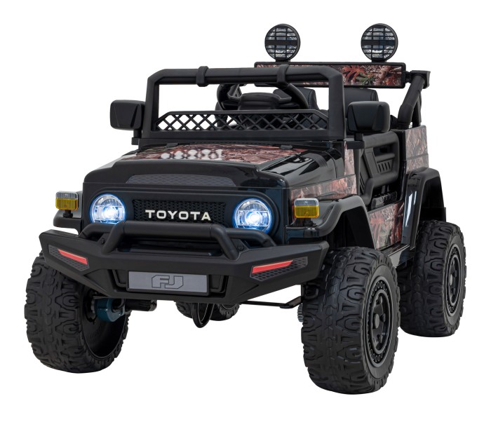 Toyota FJ Cruiser dla dzieci Czarna terenówka + Pilot-4 7235 