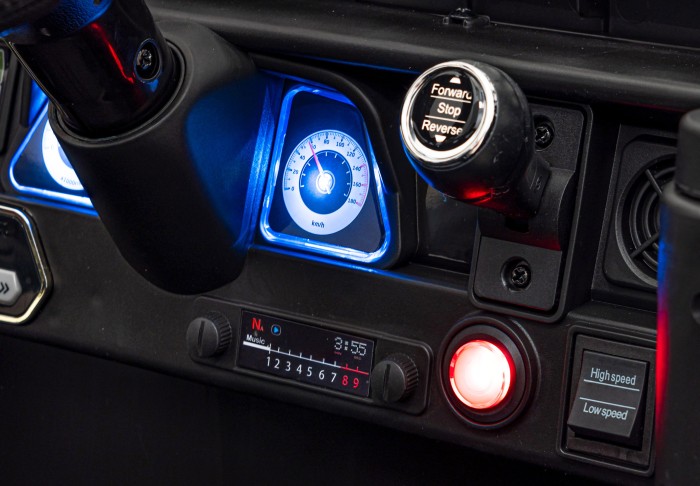 Toyota FJ Cruiser dla dzieci Czarna terenówka + Pilot-11 7235 