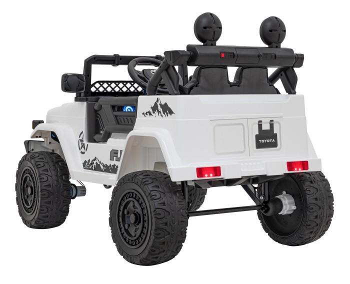 Toyota FJ Cruiser dla dzieci Biały + Pilot + Napęd 4x4 + Audio LED + EVA + Wolny Start-5 7237 