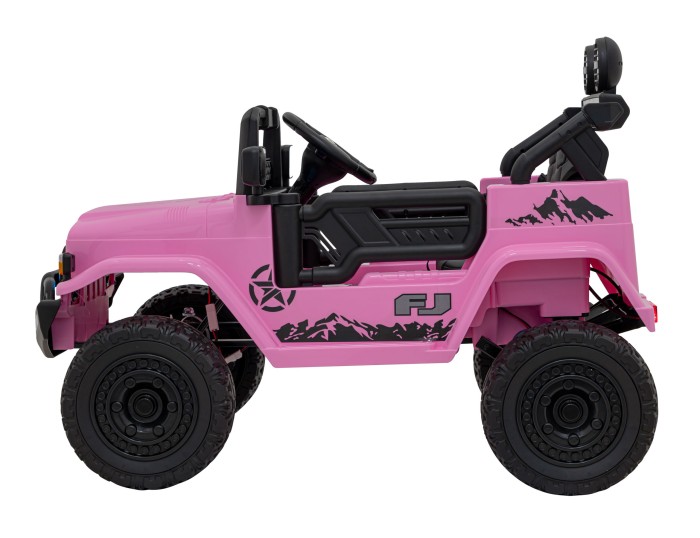 Toyota FJ Cruiser dla dzieci Różowy + Pilot + Napęd 4x4 + Audio LED + EVA + Wolny Start-4 7238 