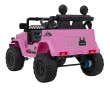 Toyota FJ Cruiser dla dzieci Różowy + Pilot + Napęd 4x4 + Audio LED + EVA + Wolny Start-5 7238 