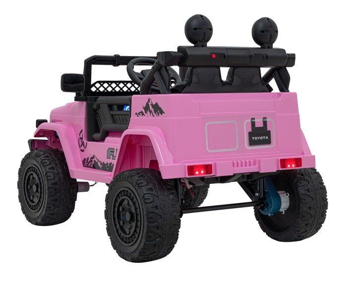 Toyota FJ Cruiser dla dzieci Różowy + Pilot + Napęd 4x4 + Audio LED + EVA + Wolny Start-5 7238 