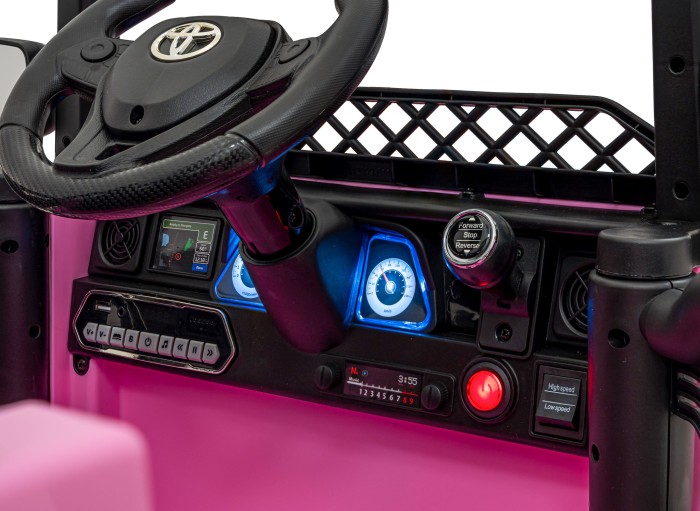 Toyota FJ Cruiser dla dzieci Różowy + Pilot + Napęd 4x4 + Audio LED + EVA + Wolny Start-8 7238 