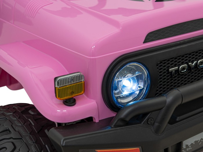 Toyota FJ Cruiser dla dzieci Różowy + Pilot + Napęd 4x4 + Audio LED + EVA + Wolny Start-14 7238 