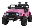 Toyota FJ Cruiser dla dzieci Różowy + Pilot + Napęd 4x4 + Audio LED + EVA + Wolny Start-17 7238 