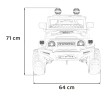 Toyota FJ Cruiser dla dzieci Różowy + Pilot + Napęd 4x4 + Audio LED + EVA + Wolny Start-19 7238 