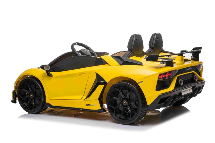 Lamborghini SVJ DRIFT dla 2 dzieci Żółty + Funkcja driftu + Pilot + MP3 LED + Wolny Start-2 7239 