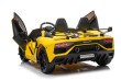Lamborghini SVJ DRIFT dla 2 dzieci Żółty + Funkcja driftu + Pilot + MP3 LED + Wolny Start-4 7239 