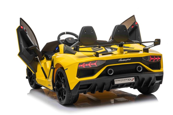 Lamborghini SVJ DRIFT dla 2 dzieci Żółty + Funkcja driftu + Pilot + MP3 LED + Wolny Start-4 7239 