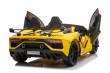 Lamborghini SVJ DRIFT dla 2 dzieci Żółty + Funkcja driftu + Pilot + MP3 LED + Wolny Start-5 7239 