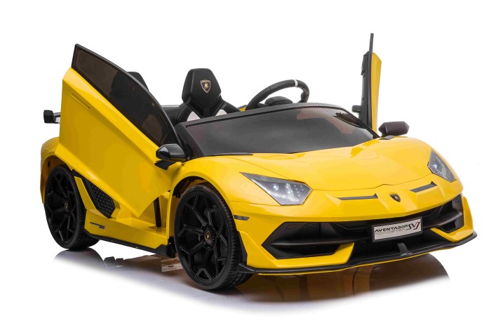 Lamborghini SVJ DRIFT dla 2 dzieci Żółty + Funkcja driftu + Pilot + MP3 LED + Wolny Start-6 7239 