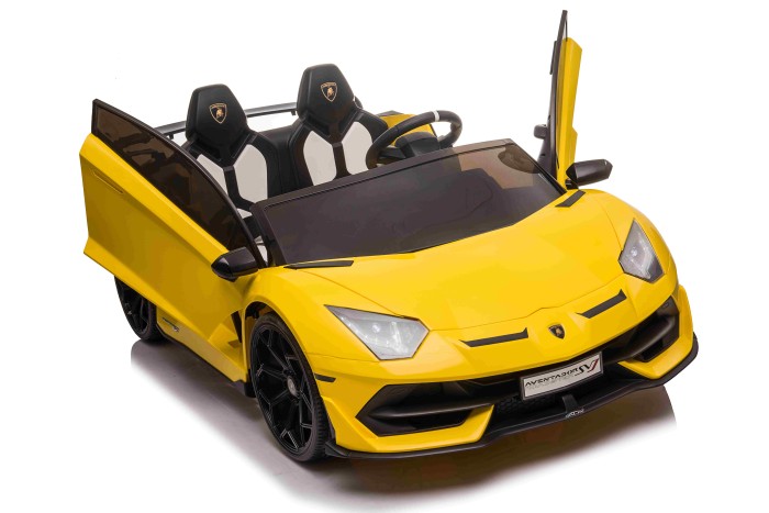 Lamborghini SVJ DRIFT dla 2 dzieci Żółty + Funkcja driftu + Pilot + MP3 LED + Wolny Start-7 7239 