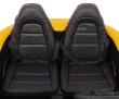 Perfecta Auto dla 2 dzieci Żółta + Pompowane koła + Silnik bezszczotkowy + MP3 LED + Wolny Start-9 7241 