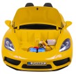 Perfecta Auto dla 2 dzieci Żółta + Pompowane koła + Silnik bezszczotkowy + MP3 LED + Wolny Start-10 7241 