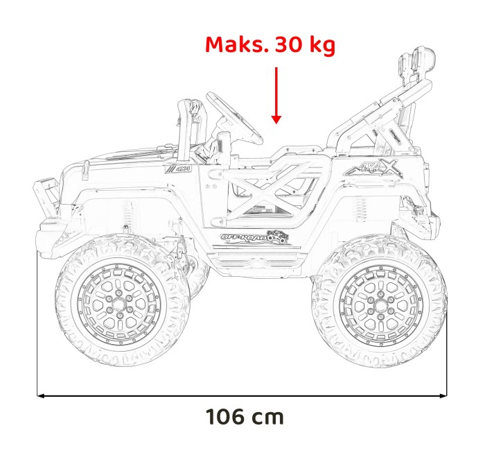Pojazd OFF ROAD Speed Zielony-14 7243 