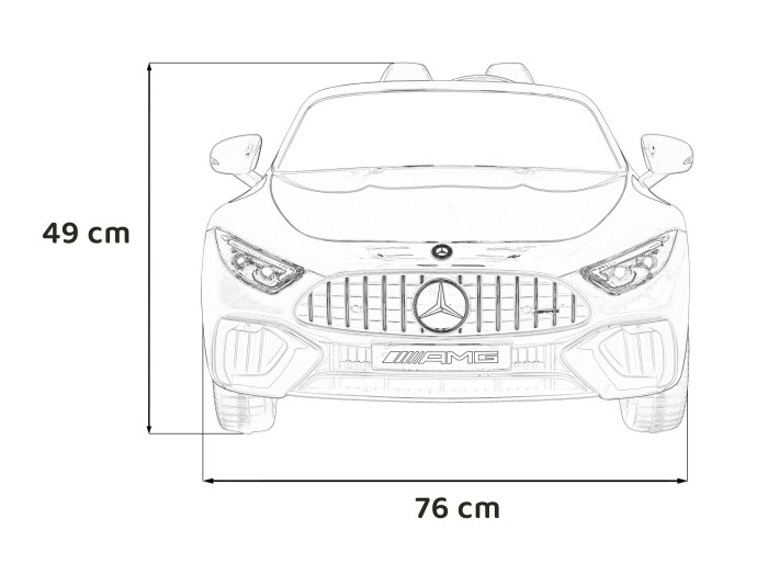 Pojazd Mercedes Benz AMG SL63 Czerwony-18 7248 
