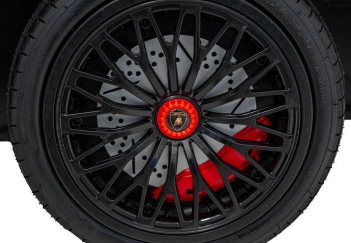 Lamborghini Aventador SV na akumulator dla 2 dzieci Niebieski + Silnik bezszczotkowy + Pompowane koła + Audio LED-20 7251 