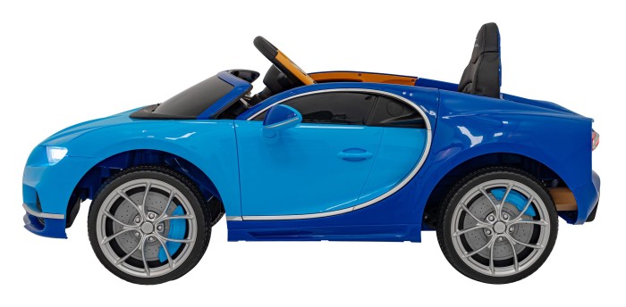 Bugatti Chiron na akumulator dla dzieci Niebieski + Pilot + Bagażnik + EVA + Amortyzatory + Audio LED-3 7269 