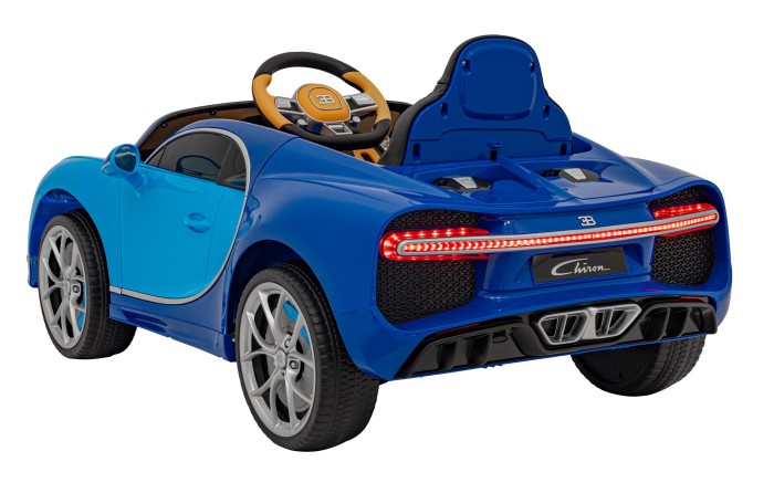 Bugatti Chiron na akumulator dla dzieci Niebieski + Pilot + Bagażnik + EVA + Amortyzatory + Audio LED-4 7269 