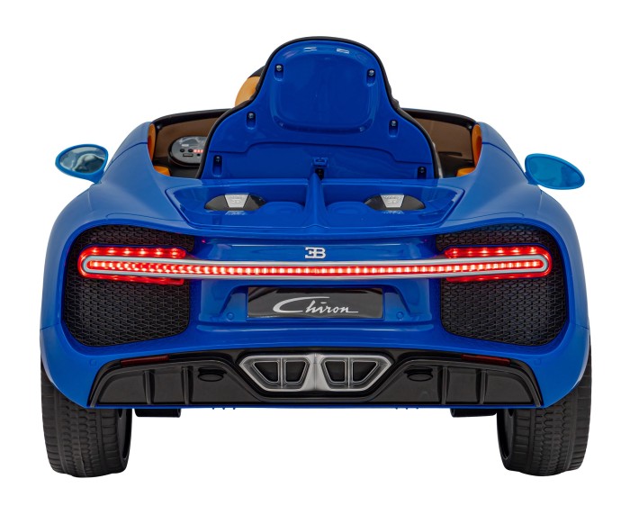 Bugatti Chiron na akumulator dla dzieci Niebieski + Pilot + Bagażnik + EVA + Amortyzatory + Audio LED-5 7269 