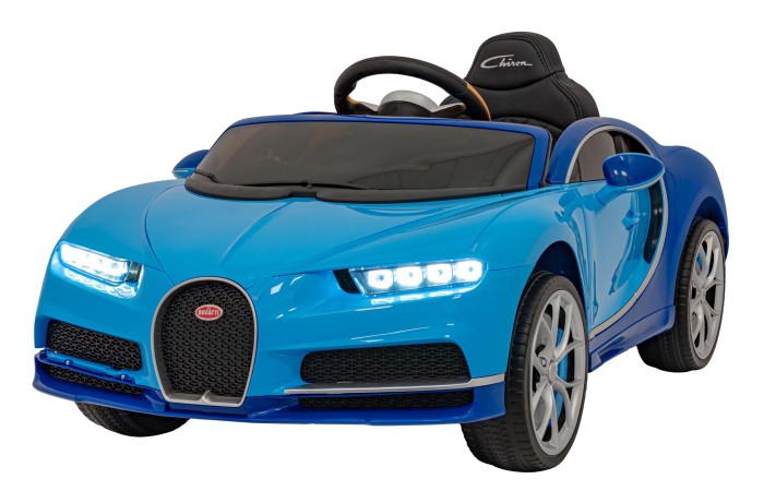 Bugatti Chiron na akumulator dla dzieci Niebieski + Pilot + Bagażnik + EVA + Amortyzatory + Audio LED-22 7269 