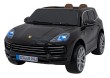 Porsche Cayenne S na akumulator dla dzieci Lakier Czarny + Pilot + Wolny START + EVA + Audio LED-3 7270 