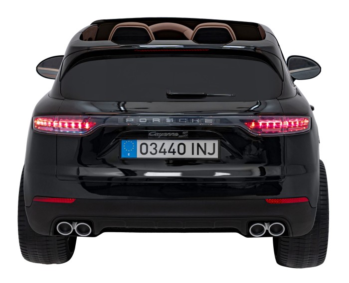 Porsche Cayenne S na akumulator dla dzieci Lakier Czarny + Pilot + Wolny START + EVA + Audio LED-5 7270 