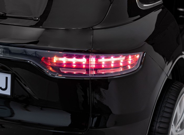 Porsche Cayenne S na akumulator dla dzieci Lakier Czarny + Pilot + Wolny START + EVA + Audio LED-10 7270 