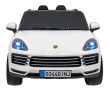 Porsche Cayenne S na akumulator dla dzieci Lakier Biały SUV + Pilot-1 7271 