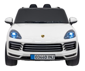 Porsche Cayenne S na akumulator dla dzieci Lakier Biały SUV + Pilot