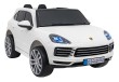 Porsche Cayenne S na akumulator dla dzieci Lakier Biały SUV + Pilot-2 7271 