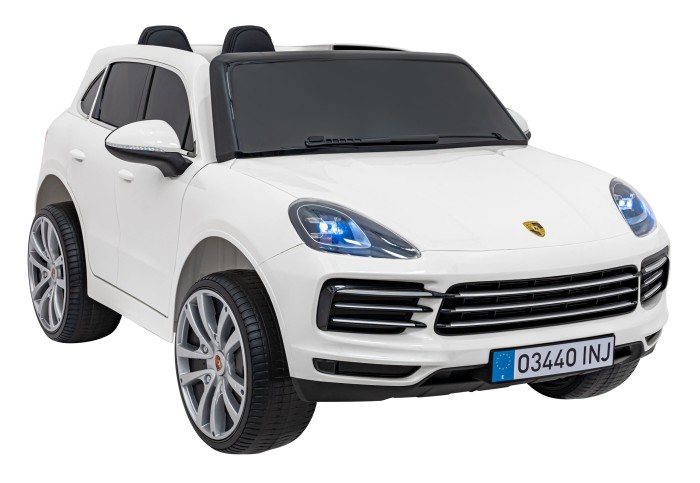 Porsche Cayenne S na akumulator dla dzieci Lakier Biały SUV + Pilot-2 7271 