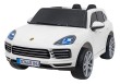 Porsche Cayenne S na akumulator dla dzieci Lakier Biały SUV + Pilot-3 7271 