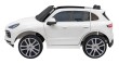 Porsche Cayenne S na akumulator dla dzieci Lakier Biały SUV + Pilot-4 7271 