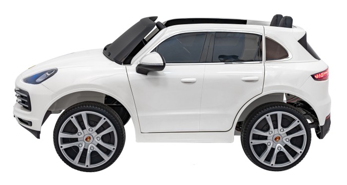 Porsche Cayenne S na akumulator dla dzieci Lakier Biały SUV + Pilot-4 7271 