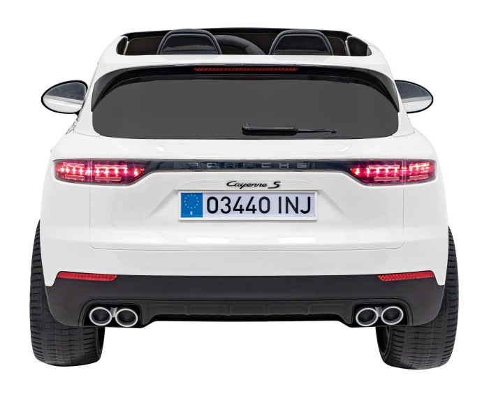 Porsche Cayenne S na akumulator dla dzieci Lakier Biały SUV + Pilot-6 7271 