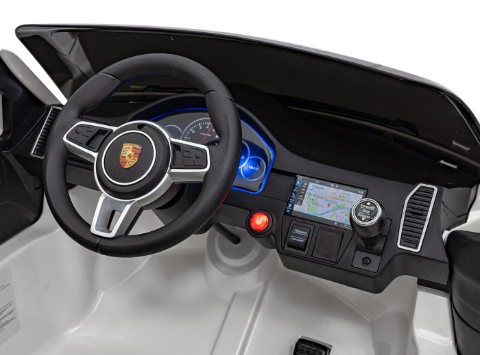 Porsche Cayenne S na akumulator dla dzieci Lakier Biały SUV + Pilot-8 7271 