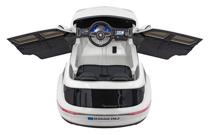 Porsche Cayenne S na akumulator dla dzieci Lakier Biały SUV + Pilot-17 7271 