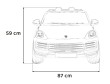 Porsche Cayenne S na akumulator dla dzieci Lakier Biały SUV + Pilot-23 7271 