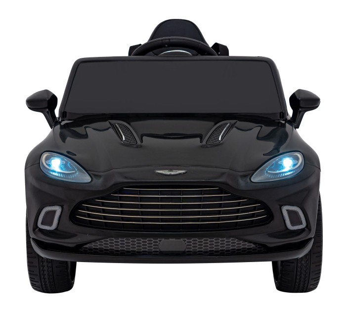 Aston Martin DBX na akumulator dla dzieci Czarny + Pilot + EVA + Pasy + Wolny Start + Audio LED-2 7272 