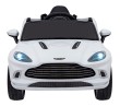 Aston Martin DBX na akumulator dla dzieci Biały + Pilot + EVA + Pasy + Wolny Start + Audio LED-2 7273 