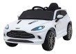 Aston Martin DBX na akumulator dla dzieci Biały + Pilot + EVA + Pasy + Wolny Start + Audio LED-3 7273 