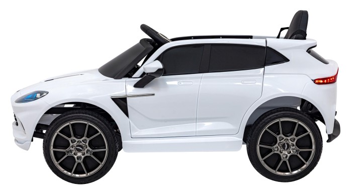 Aston Martin DBX na akumulator dla dzieci Biały + Pilot + EVA + Pasy + Wolny Start + Audio LED-4 7273 