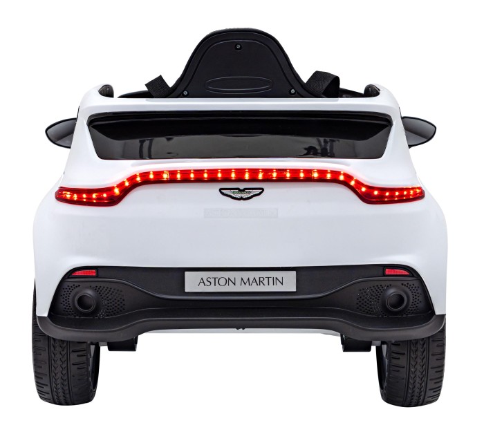 Aston Martin DBX na akumulator dla dzieci Biały + Pilot + EVA + Pasy + Wolny Start + Audio LED-6 7273 